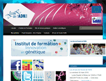 Tablet Screenshot of ecole-adn.fr